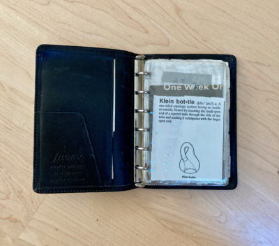 Filofax Pocket Chelsea, Two Ways