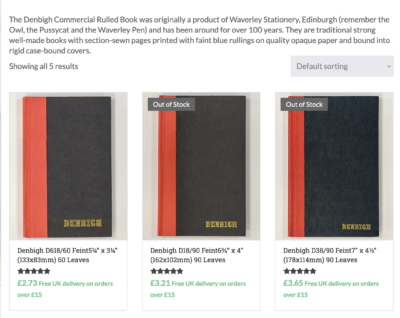 denbigh notebooks