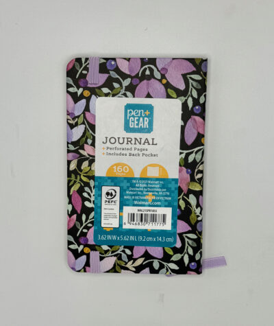 pen gear pocket journal back cover removable sticker