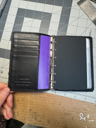 plastic backed rings in filofax grosvenor