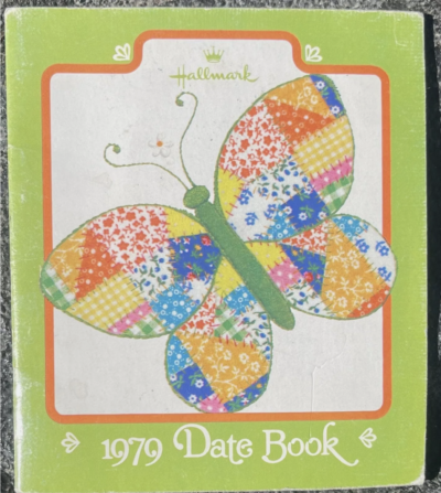 1979 hallmark date book cover