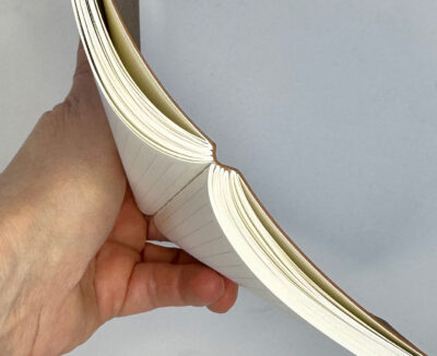 sterling ink notebook binding opens flat