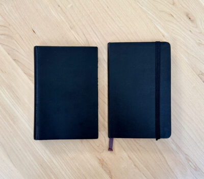 brunnen pocket looseleaf notebook vs. moleskine