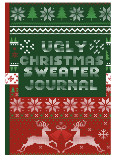 ugly christmas sweater journal