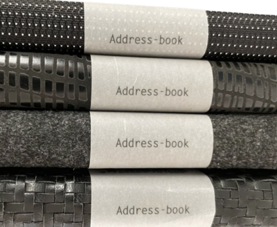 moleskine touch address books 4 textures