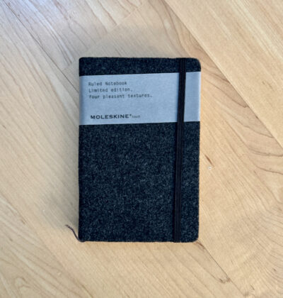 moleskine touch notebook front