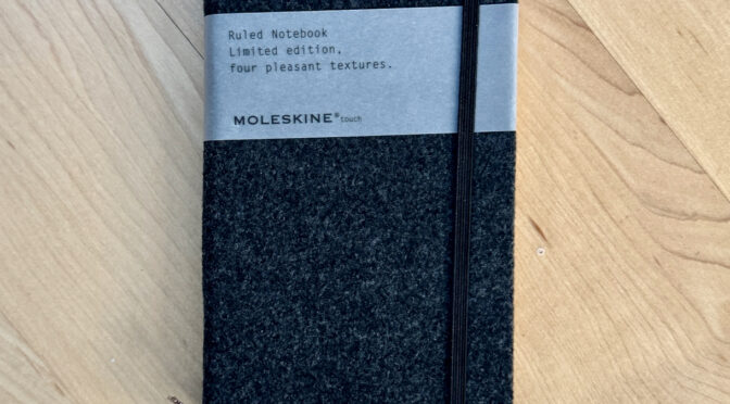 Moleskine Touch Notebook