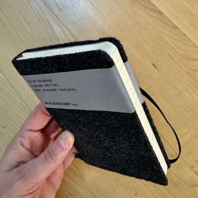 moleskine touch felt cover